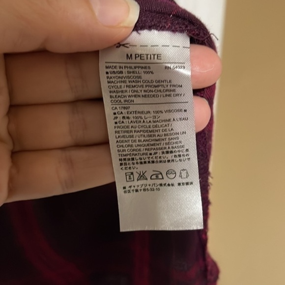 Banana Republic Womens LS Boyfriend Fit Button Down Blouse Sz M - Picture 7 of 9